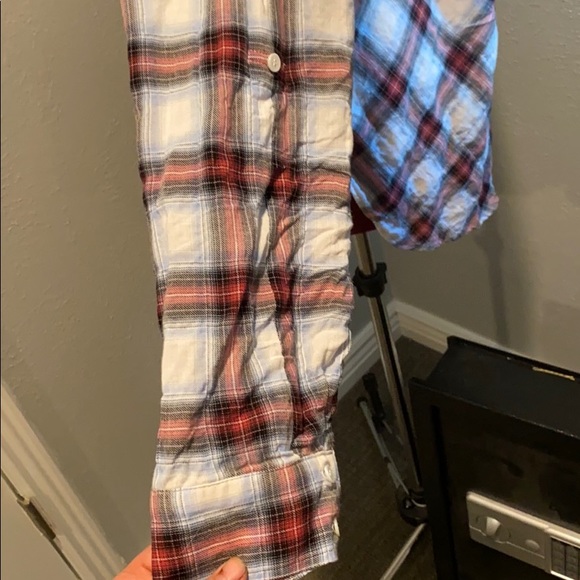 Sam Edelman plaid shirt with zipper shoulders - Picture 8 of 10